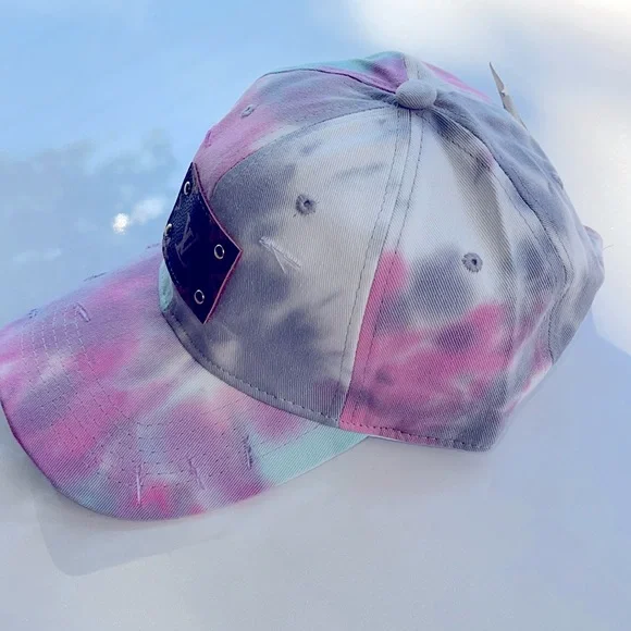 Hat, Up cycled, Hand Crafted, Patch, Tie Dye Hat, NWT  display picture 2